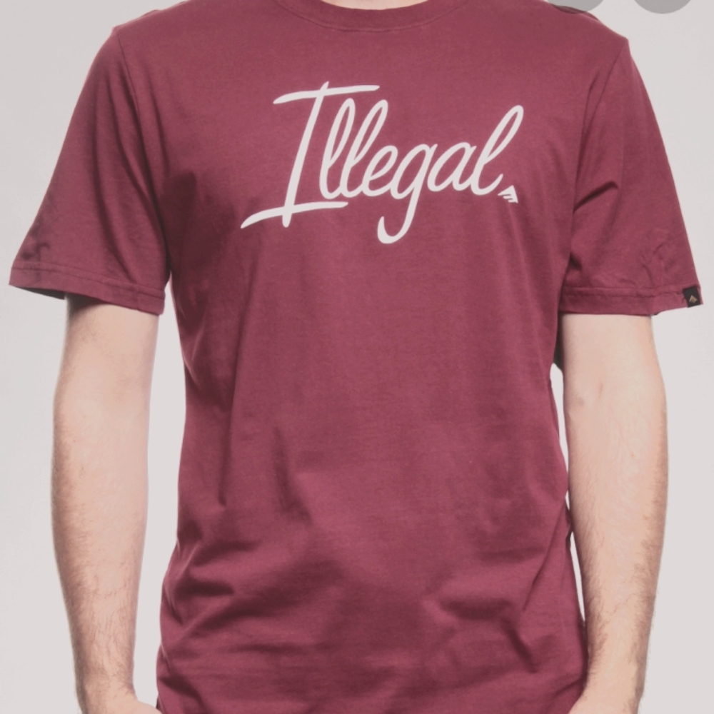 Emerica illegal tshirt skateboarding zumiez